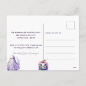 Halloween Spooktacular Ghouls Party Feiertagspostkarte (Rückseite)