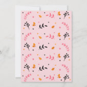 Halloween Spooktacular Girl Geburtstag Einladung (Rückseite)