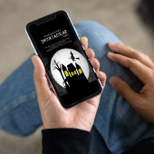 Halloween Spooktacular Hexenhaus Spuk Einladung