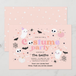 Halloween Spooktacular Kostüm Party Niedlich Ghost Einladung