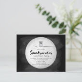 Halloween Spooktacular Owl QR Code Social Media Postkarte (Stehend Vorderseite)