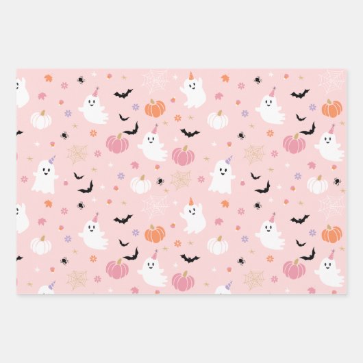 Halloween Spooktacular-Party Geschenkpapier Set (Vorderseite)