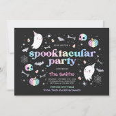 Halloween Spooktacular Party Niedlich Pastel Ghost Einladung (Vorderseite)