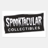 Halloween Spooktacular Rechteckiger Aufkleber (Vorderseite)