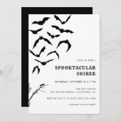 Halloween Spooktacular Soiree Einladung (Vorne/Hinten)