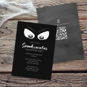 Halloween Spooktacular Spooky Ghost QR Code Map  Einladung