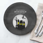 Halloween Spooktacular Spooky Spuk House Hexe Pappteller
