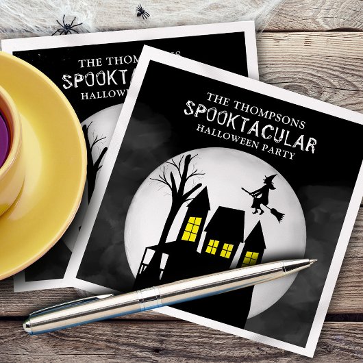 Halloween Spooktacular Spooky Spuk House Hexe Serviette
