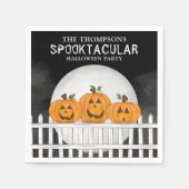Halloween Spooktacular Whimsical Pumpkins Funny Serviette (Vorderseite)