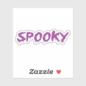Halloween Spooky Aufkleber (Blatt)