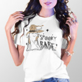 HALLOWEEN SPOOKY BABE VAMPIRE GHOST T-Shirt
