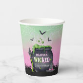 Halloween Spooky Baby Shower Paper Cups Pappbecher (Rückseite)