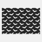 Halloween Spooky Bat Dekorationsmuster Geschenkpapier Set (Vorderseite)