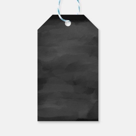 Halloween Spooky Beängstigend Ghost Eyes Danke Geschenkanhänger (Rückseite)