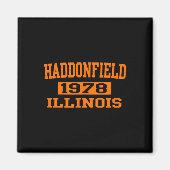 Halloween Spooky Beängstigend Haddonfield Illinois Magnet (Vorne)