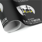 Halloween Spooky Beängstigend Spuk House Hexe Geschenkpapier (Rolleneckpunkt)