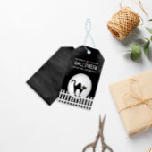 Halloween Spooky Beängstigend Whimsical Black Cat Geschenkanhänger