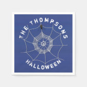 Halloween Spooky Beängstigende Niedliche Spider We Serviette (Vorderseite)