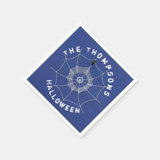 Halloween Spooky Beängstigende Niedliche Spider We Serviette (Ecke)