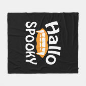 Halloween Spooky Birthday Fleecedecke (Vorderseite (Horizontal))