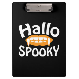 Halloween Spooky Birthday Klemmbrett