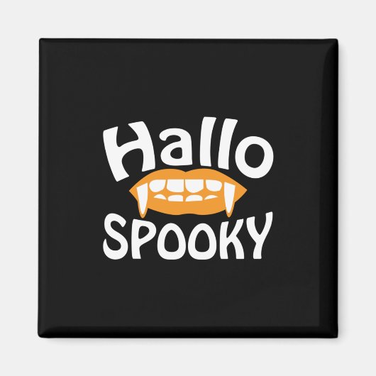Halloween Spooky Birthday Magnet (Vorne)