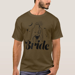 Halloween Spooky Bride Funny Brautparty Vintag T-Shirt