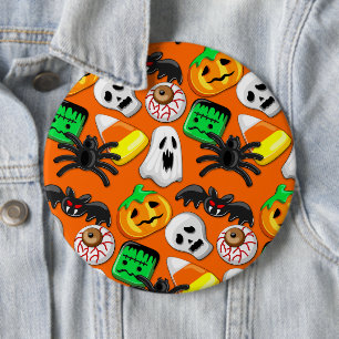 Halloween Spooky Candies Party Button