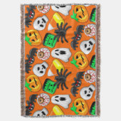 Halloween Spooky Candies Party Decke (Vorderseite Vertikal)