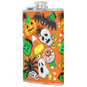 Halloween Spooky Candies Party Flachmann (Links)