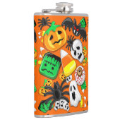 Halloween Spooky Candies Party Flachmann (Rechts)