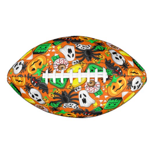 Halloween Spooky Candies Party Football (Vorderseite)
