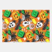 Halloween Spooky Candies Party Geschenkpapier Set (Vorderseite)