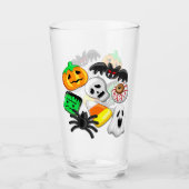 Halloween Spooky Candies Party Glas (Vorderseite)