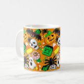 Halloween Spooky Candies Party Kaffeetasse (Vorderseite Links)