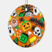 Halloween Spooky Candies Party Keramik Ornament (Links)