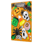 Halloween Spooky Candies Party Klemmbrett (Links)