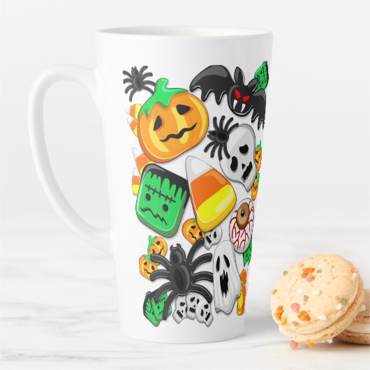 Halloween Spooky Candies Party Milchtasse (Beispiel)