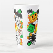 Halloween Spooky Candies Party Milchtasse (Vorderseite)