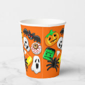 Halloween Spooky Candies Party Pappbecher (Rechts)