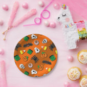 Halloween Spooky Candies Party Pappteller (Party)