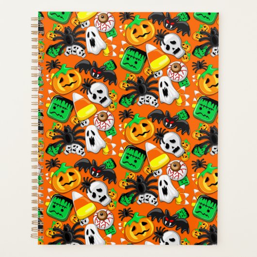 Halloween Spooky Candies Party Planer (Vorderseite)