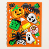 Halloween Spooky Candies Party Planer (Vorderseite)