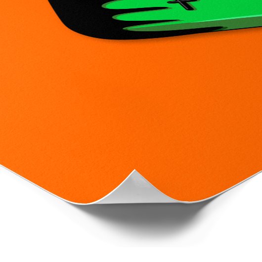 Halloween Spooky Candies Party Poster (Ecke)