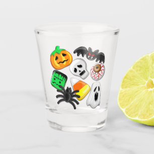 Halloween Spooky Candies Party Schnapsglas