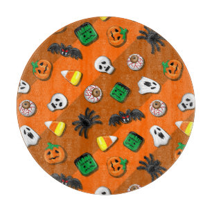 Halloween Spooky Candies Party Schneidebrett