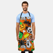 Halloween Spooky Candies Party Schürze (Getragen)