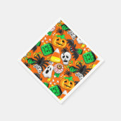 Halloween Spooky Candies Party Serviette (Ecke)
