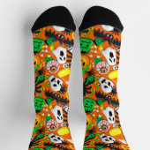 Halloween Spooky Candies Party Socken (Oben)