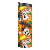 Halloween Spooky Candies Party Thermosbecher (Nach rechts gedreht)